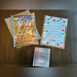 Daily Grind planner Disney Peppermint Mocha cover w/ divider set and pens
